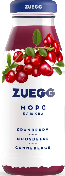 ZUEGG 200 МЛ – МОРС КЛЮКВА